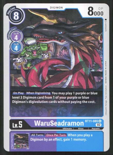 WaruSeadramon - Dimensional Phase #BT11-085