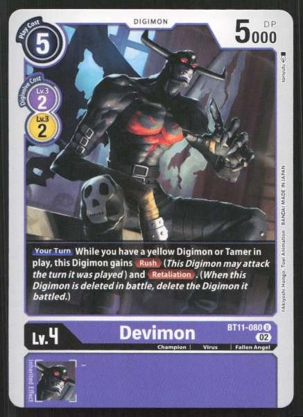 Devimon - Dimensional Phase #BT11-080