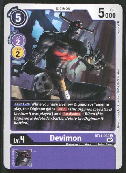 Devimon - Dimensional Phase #BT11-080