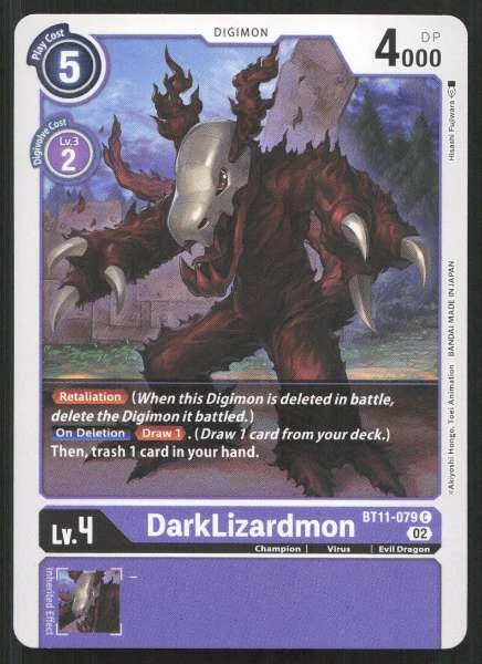 DarkLizardmon - Dimensional Phase #BT11-079