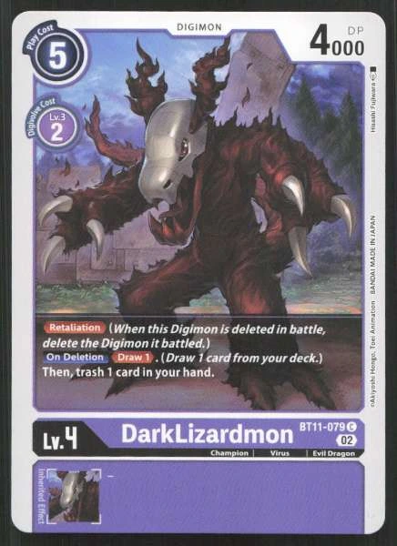 DarkLizardmon - Dimensional Phase #BT11-079