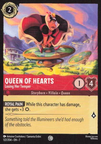 Queen of Hearts - Losing Her Temper #122/204