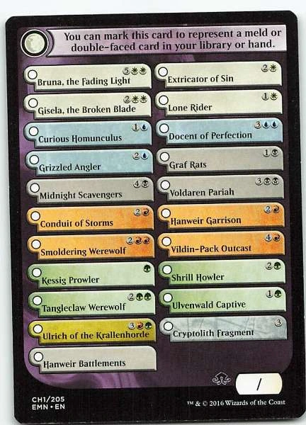 Checklist - Eldritch Moon #CH1/205