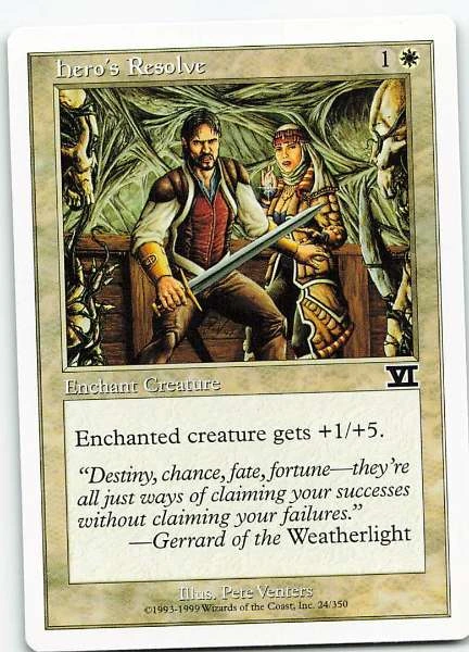 Hero's Resolve - 6th Edition #24/350