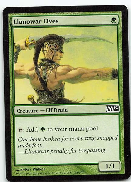 Llanowar Elves - Magic 2012 #182/249