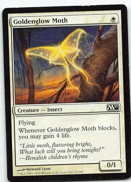 Goldenglow Moth - Magic 2011 #15/249