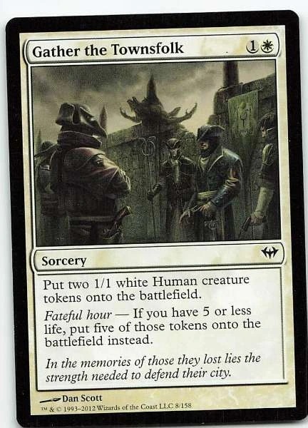 Gather the Townsfolk - Dark Ascension #8/158